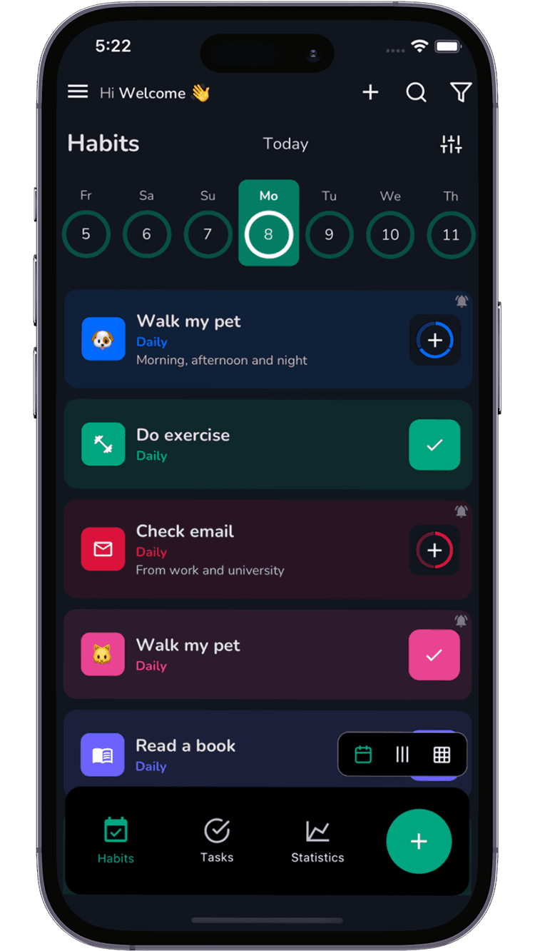 Habit Tracking App