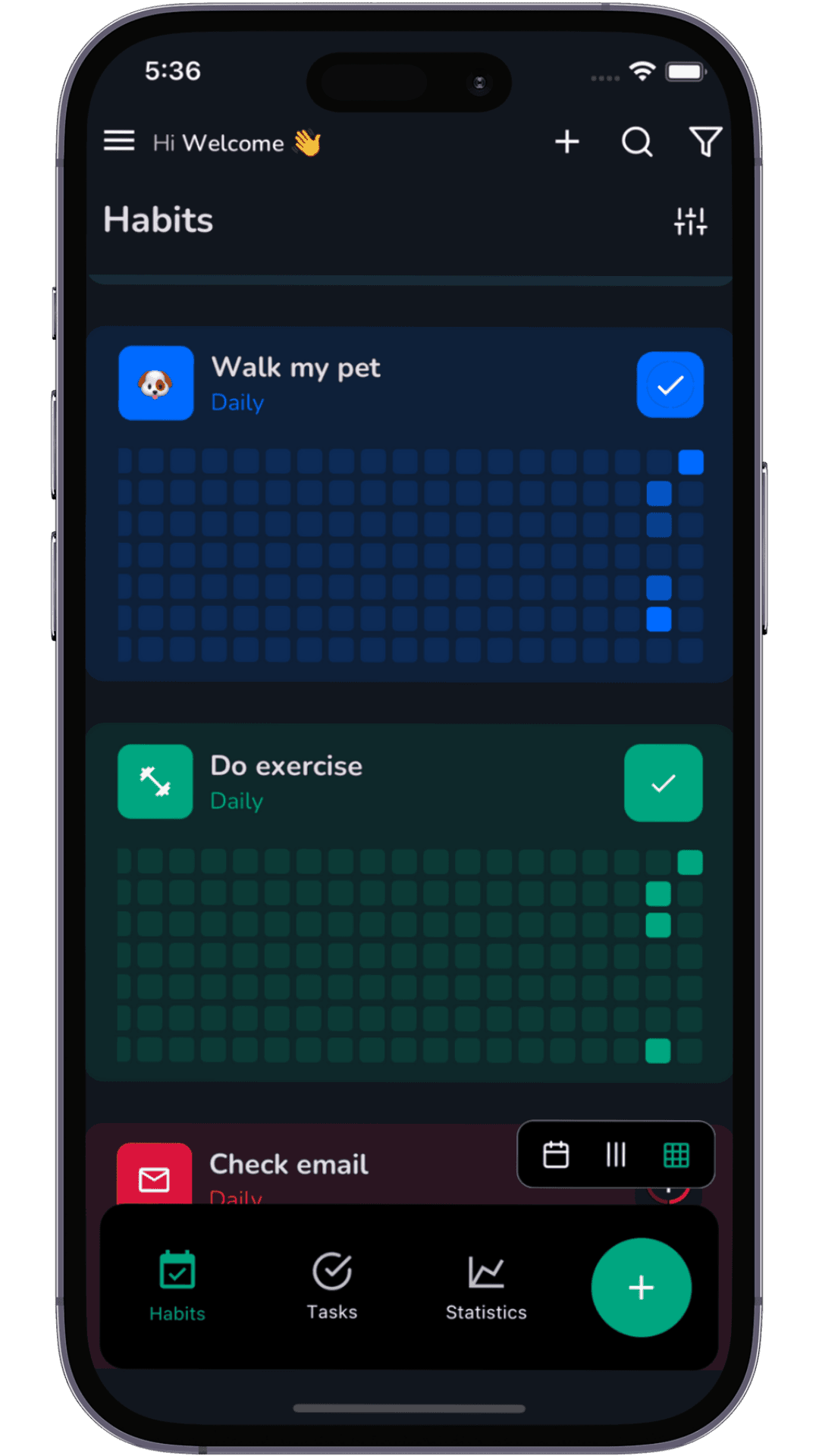 Amazing Views for Your Habits and Tasks